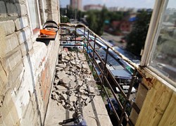 демонтаж балконов фото