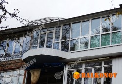 pristroyka balkona 2 v 1 kiev foto